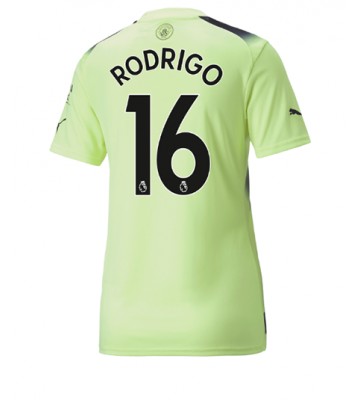Manchester City Rodri Hernandez #16 Tredjedrakt Kvinner 2022-23 Kortermet